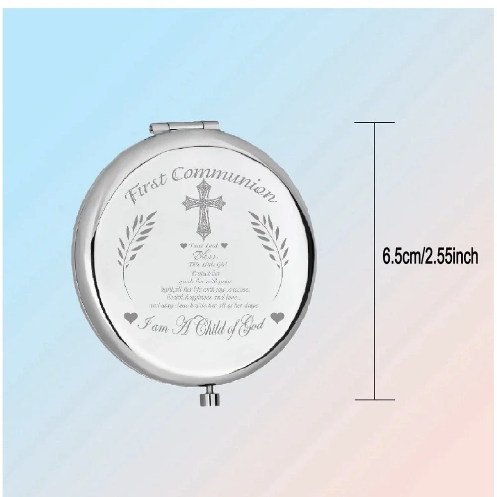 First Holy Communion Present for Family First Communion Makeup Mirror for Fir...